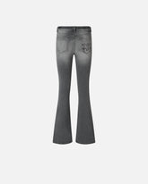 Grey denim flared jeans -  | Pinko