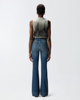 Dark jeans with belt and Love Birds buckle -  | Pinko