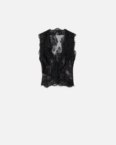 Floral Valenciennes lace vest -  | Pinko