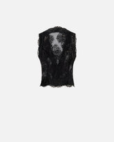 Floral Valenciennes lace vest -  | Pinko