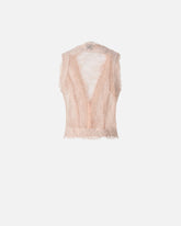 Valenciennes lace vest -  | Pinko
