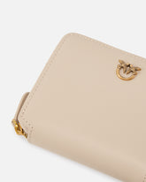 Quadratische Geldbörse aus Leder mit Rundumreißverschluss -  | Pinko