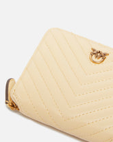 Square quilted nappa leather zip-around purse -  | Pinko