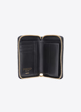 Quadratische Geldbörse aus Leder mit glänzender Kroko-Optik PINKO Galleria -  | Pinko