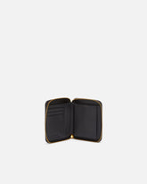 Square wallet in Monogram imprinted leather -  | Pinko