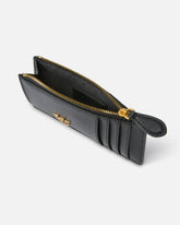 Kartenetui Fischgrätmuster mit Reißverschluss -  | Pinko