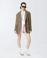 Short-sleeved T-shirt with embroidered logo -  | Pinko