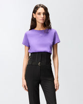 T-shirt with Love Birds embroidery -  | Pinko