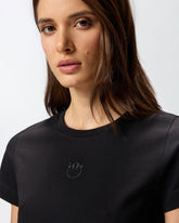 T-shirt with Love Birds embroidery -  | Pinko