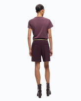 T-shirt with PINKO logo - Bordeaux | Pinko