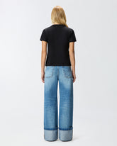 T-shirt with decorated Love Birds logo -  | Pinko