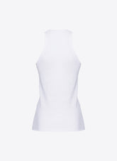 Geripptes Top mit Logo -  | Pinko