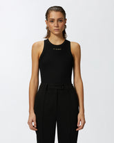 Geripptes Top mit Logo -  | Pinko