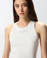 Ribbed vest top -  | Pinko