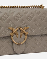 Love Bag Umhängetasche aus Leder mit Logo -  | Pinko