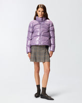 Padded crystal nylon pea coat -  | Pinko