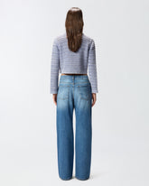 Wide-leg jeans with fading -  | Pinko