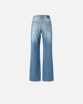 Wide-leg jeans with fading -  | Pinko