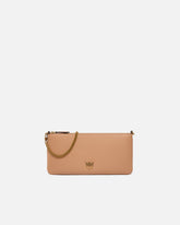 Horizontal Flat Bag in leather -  | Pinko