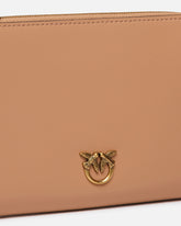 Horizontal Flat Bag in leather -  | Pinko