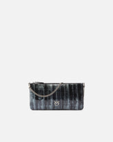 Clutch aus Aalleder mit Schulterriemen PINKO Galleria -  | Pinko