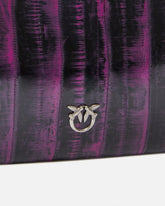 Clutch aus Aalleder mit Schulterriemen PINKO Galleria -  | Pinko