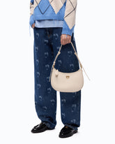 Small shoulder bag Love Bag Half Moon Simply -  | Pinko