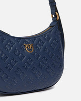 Kleine Schultertasche Half Moon mit Logo Love Birds -  | Pinko