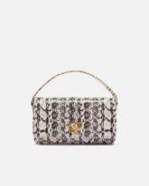 Reptile print shoulder bag with compartments PINKO Galleria -  | Pinko