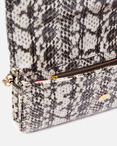 Reptile print shoulder bag with compartments PINKO Galleria -  | Pinko