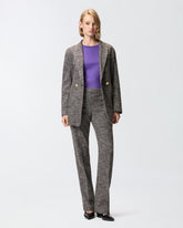 T-shirt with crystal-embroidered Love Birds logo -  | Pinko