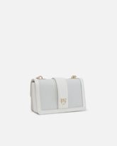 Mini Tasche Love Bag mit Profilen aus Leder -  | Pinko