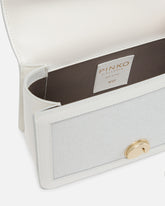 Mini Tasche Love Bag mit Profilen aus Leder -  | Pinko