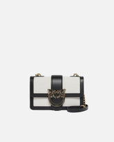 Mini Tasche Love Bag mit Profilen aus Leder -  | Pinko