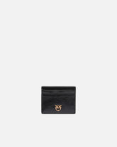 Card holder in shiny leather with logo -  | Pinko
