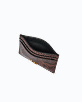 Card holder with python print - Multicolor Brown-Black | Pinko
