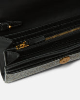 Geldbörse aus Leder mit Strassbesatz und Schulterriemen -  | Pinko