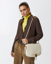 Große Umhängetasche aus Leder mit Knoten -  | Pinko