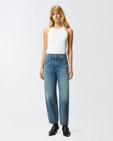 Soft denim balloon-fit jeans -  | Pinko