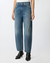 Soft denim balloon-fit jeans -  | Pinko