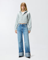 Bomber-style short hoodie -  | Pinko