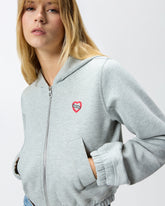 Bomber-style short hoodie -  | Pinko