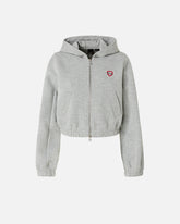 Bomber-style short hoodie -  | Pinko