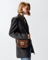 Suede Mini Love Bag Box shoulder bag -  | Pinko