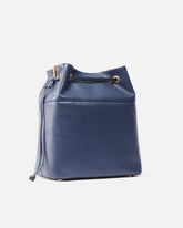 Schultertasche in Beutelform aus Leder mit Logo Love Birds -  | Pinko