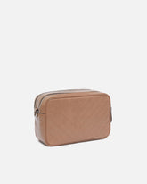 Mittelgroße Camera Bag mit Schulterriemen aus Chevron-Leder -  | Pinko