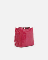 Mini Clutch im Beuteldesign aus glänzendem Reptilleder PINKO Galleria -  | Pinko