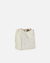 PINKO Galleria mini bucket bag in laminated reptile skin -  | Pinko