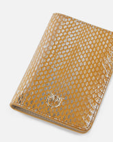 PINKO Galleria vintage laminated reptile skin passport holder -  | Pinko