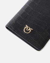 Reisepasshülle aus Leder mit Kroko-Print PINKO Galleria -  | Pinko